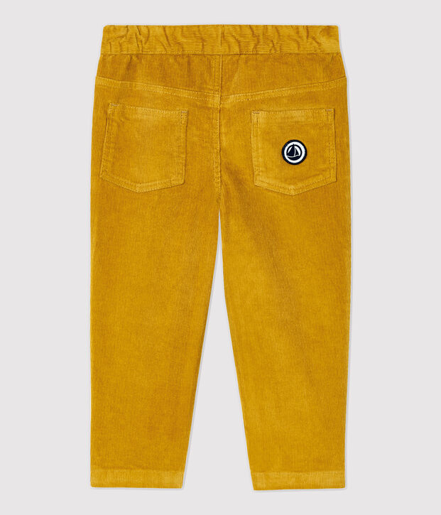 Baby-Cordhose f&uuml;r Jungen gelb