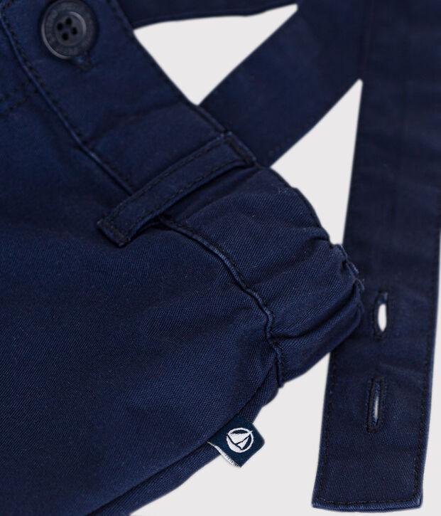 Kurze Baby-Latzhose aus Serge MEDIEVAL