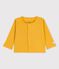 Baby-Cardigan aus Baumwolle und Lyocell gelb OCRE