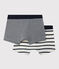 2er-Set gestreifte Boxershorts für Jungen variante 1