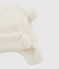 Kindermütze für Mädchen weiss MARSHMALLOW