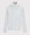 Klassischer Unterziehpullover aus Baumwolle für Damen grau BELUGA CHINE