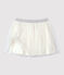 Kinderrock aus Tüll für Mädchen weiss MARSHMALLOW/grau ARGENT