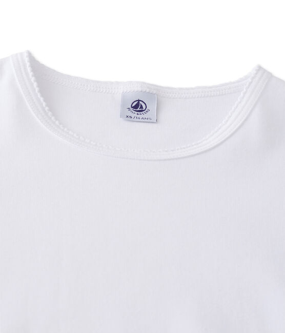 Einfarbiges kurzarm-t-shirt damen weiss ECUME