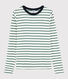 Damen-T-Shirt aus Baumwolle mit Rundhalsausschnitt