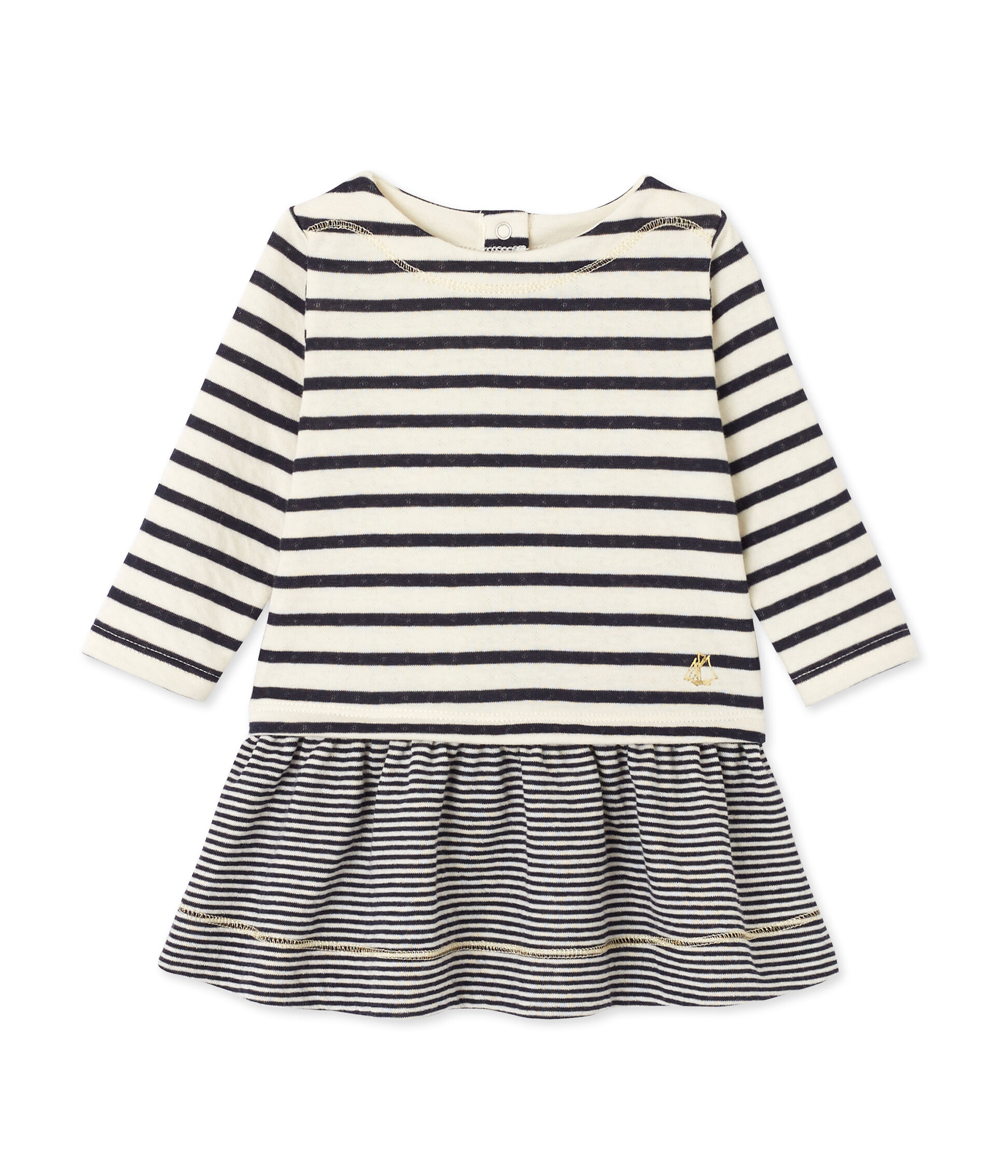 Petit Bateau Baby-M/ädchen Kleid