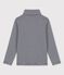 Unterziehpullover aus Baumwolle für Mädchen und Jungen blau SMOKING/weiss MARSHMALLOW