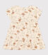 Kurzärmeliges Kleid aus Baumwollgaze für Mädchen