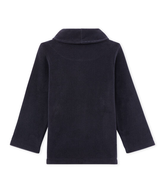Jungen-Cardigan aus Fleece blau SMOKING