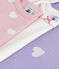 Set langärmeliger Baby-Bodys aus Baumwolle mit Herzmotiv variante 1