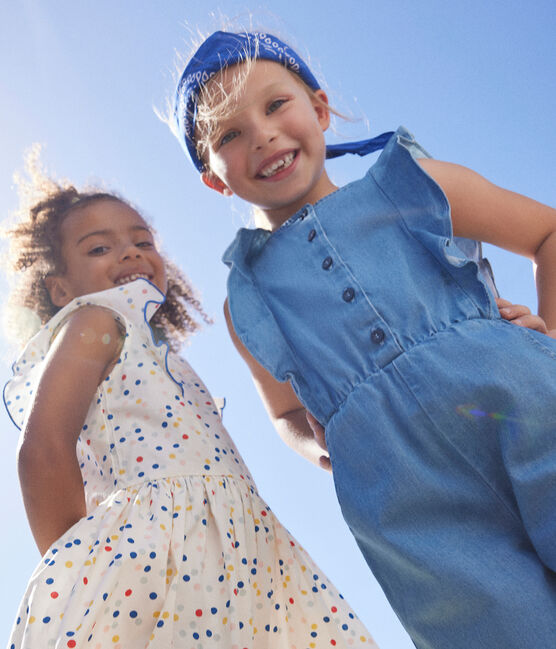 Overall Kinder/Mädchen blau DENIM CLAIR