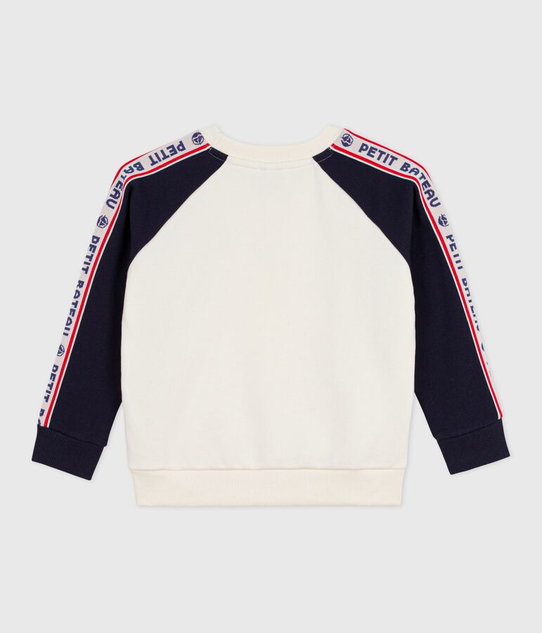 Kinder-Sweatshirt aus Baumwolle naturfarben MILK