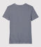 IKONISCHES T-Shirt mit V-Ausschnitt aus Bio-Baumwolle für Damen blau SMOKING/weiss MARSHMALLOW