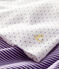 Zweiteiliges Baby-Set für Mädchen violett REAL/weiss MARSHMALLOW