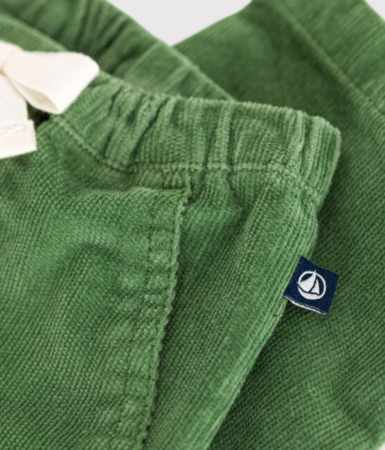 Baby-Hose aus Cord grün PALMERAIE