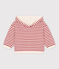 Baby-Kapuzensweatshirt aus Frottee weiss AVALANCHE/ STOP