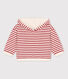 Baby-Kapuzensweatshirt aus Frottee