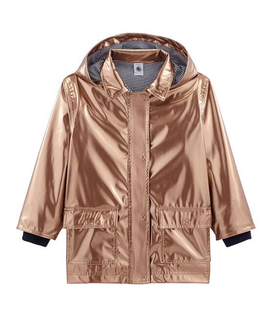 Kinder-Regenjacke Mädchen COPPER