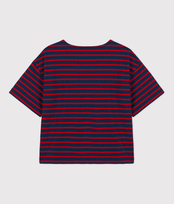 Kurzärmeliges Matrosenshirt aus Baumwolle für Damen. LITTORAL/ STOP