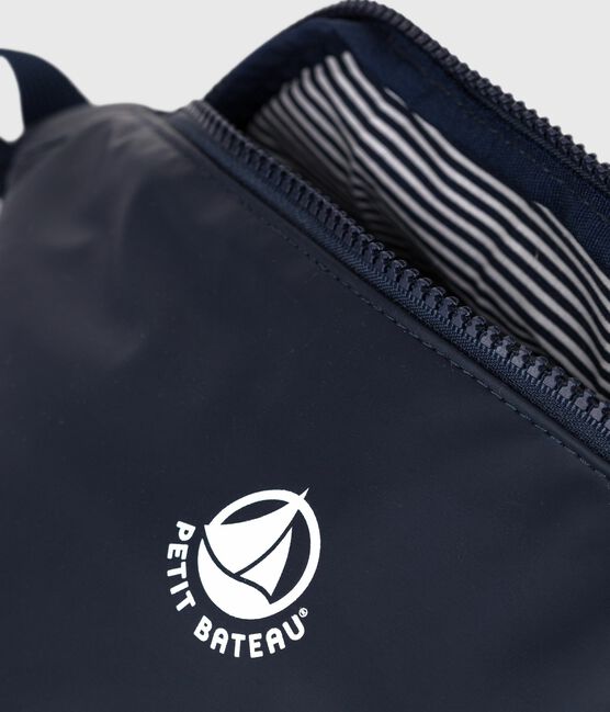 Schlichte Kinder-Bauchtasche blau SMOKING