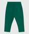 Baby-Hose aus einfarbiger Baumwolle grün EVERGREEN
