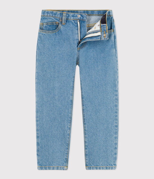 Kinder-Hose mit geradem Schnitt aus Denim f&uuml;r Jungen blau
