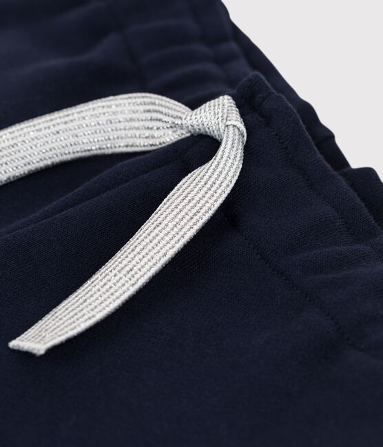Baby-Hose aus Molton. blau SMOKING