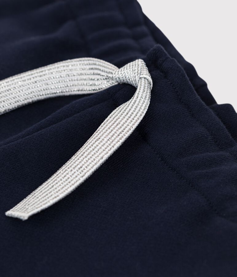 Baby-Hose aus Molton. blau SMOKING