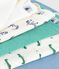 Set langärmeliger Baby-Bodys aus Baumwolle mit Tiermotiv variante 1