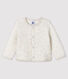 Baby-Cardigan aus Doppeljersey für Mädchen