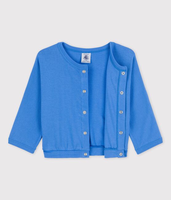 Baby-Cardigan aus Baumwolle blau BRASIER
