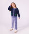Kinder-Hose aus Feincord violett