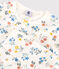 Kinderpyjama für Mädchen weiss MARSHMALLOW/weiss MULTICO