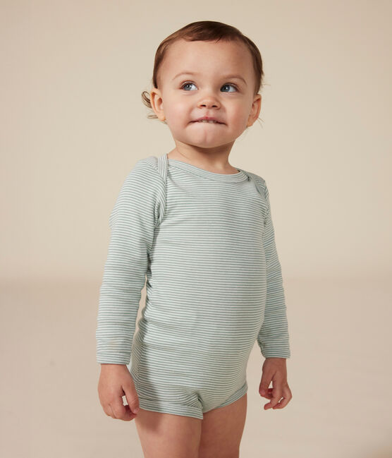 3er-Set langärmelige Baby-Bodys mit Herzmotiv Baumwolle variante 1