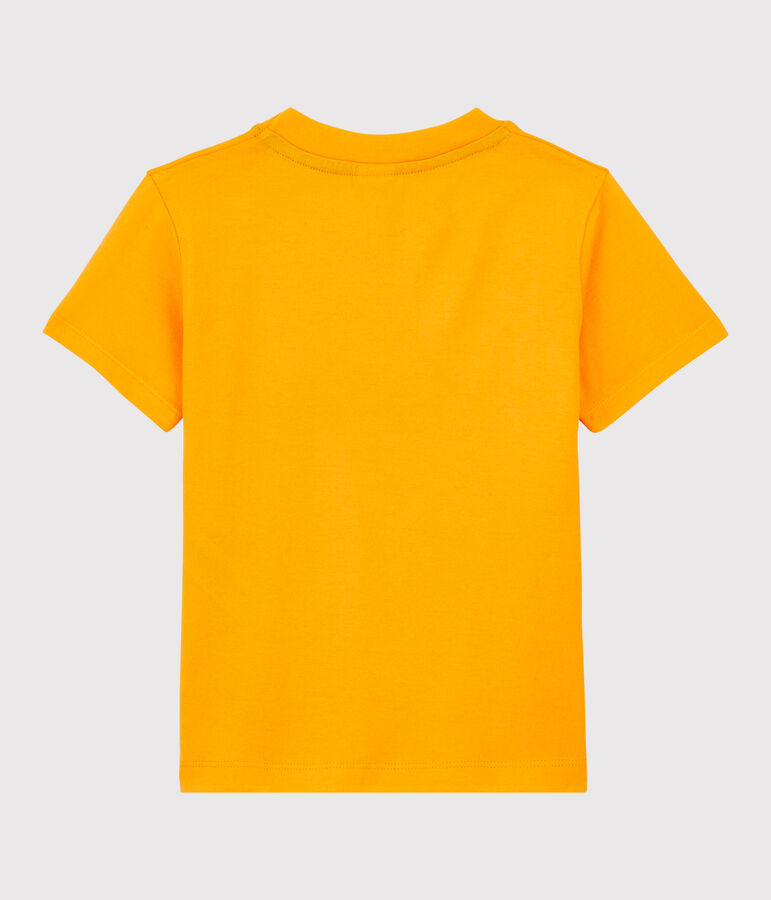 Kurz&auml;rmeliges Kinder-T-Shirt aus Jersey f&uuml;r Jungen gelb TEHONI
