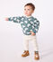 Baby-Sweatshirt aus Baumwolle mit Bärmotiv grau GOBELIN/ MULTICO