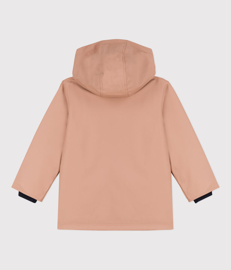 KLASSISCHE KINDER-REGENJACKE AUS RECYCELTEM MATERIAL beige