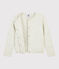 Schlauch-Cardigan für Mädchen beige MONTELIMAR CHINE