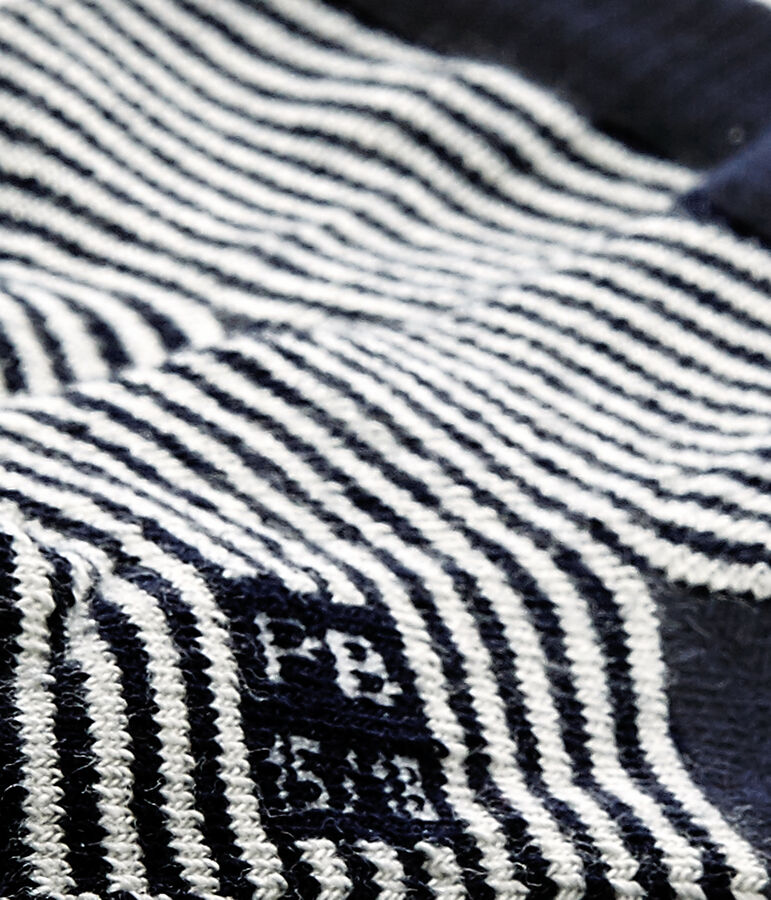 Baby-str&uuml;mpfe in ringelstreifenmuster unisex blau/weiss