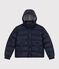 Damen-Winterjacke mit PU-Beschichtung blau SMOKING