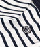 Kinder-Matrosenshirt aus Bio-Baumwolle weiss MARSHMALLOW/blau SMOKING