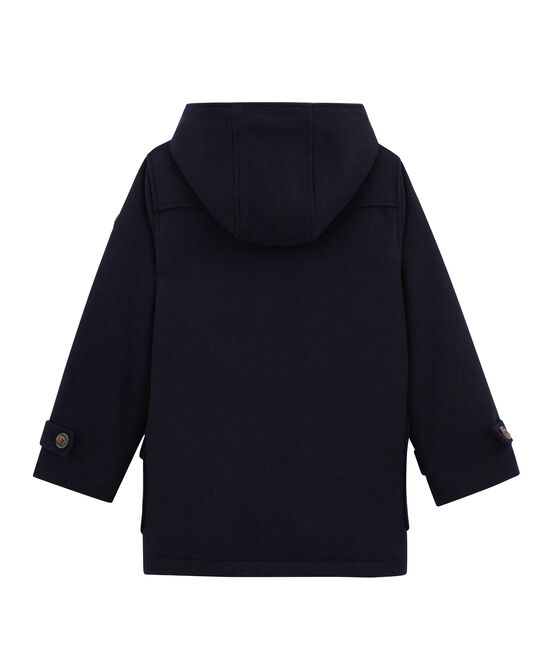 Kinder-Dufflecoat Jungen blau SMOKING