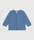 Baby-Cardigan aus Baumwollstrick in Ajour-Optik