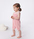 Baby-Kurzoverall aus Baumwolle mit Streifen