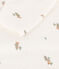 Strampler mit Tiermotiv aus Baumwolle weiss MARSHMALLOW/weiss MULTICO