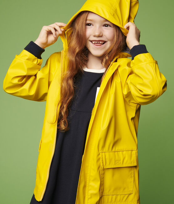 Kinder Regenjacke Madchen Jungen Jaune Petit Bateau