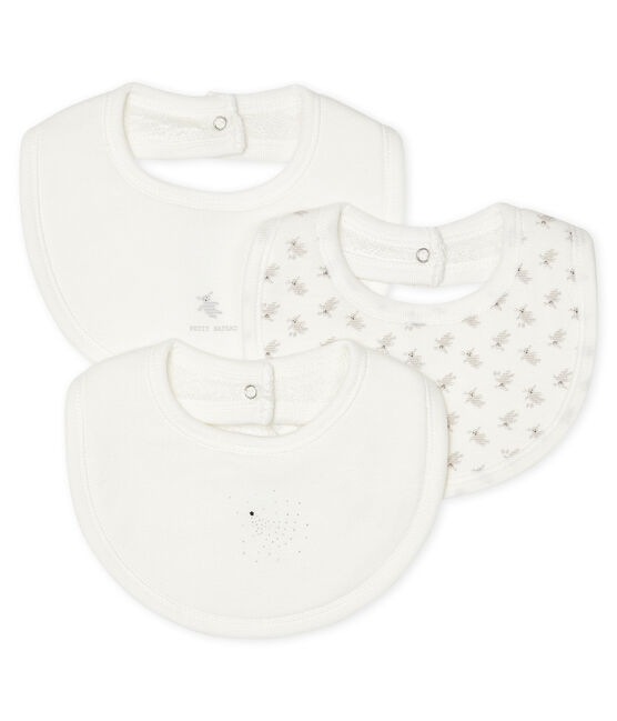 3er-Set Baby-Lätzchen aus Rippstrick variante 1