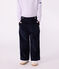 Kinder-Hose aus einfarbigem Fein-Cord blau SMOKING