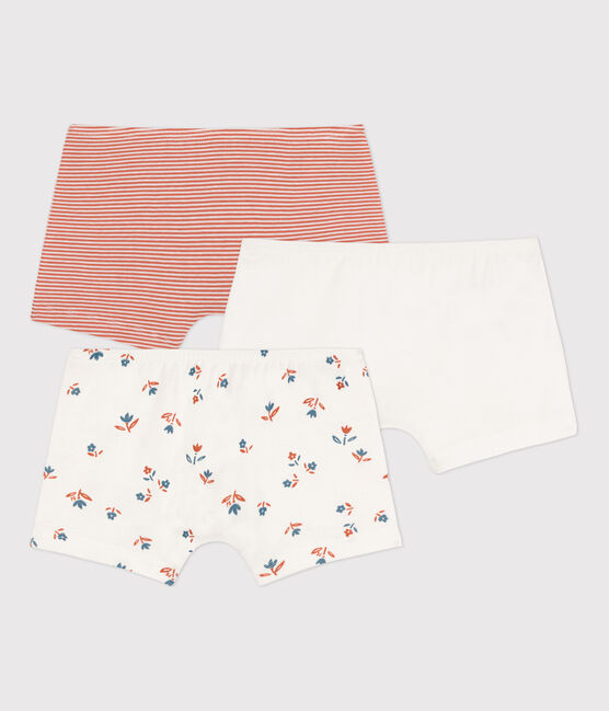 3er-Set Shortys aus Baumwolle mit Blumenmotiv für Mädchen variante 1