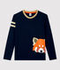 Langärmeliges Kinder-T-Shirt aus Baumwolle für Jungen